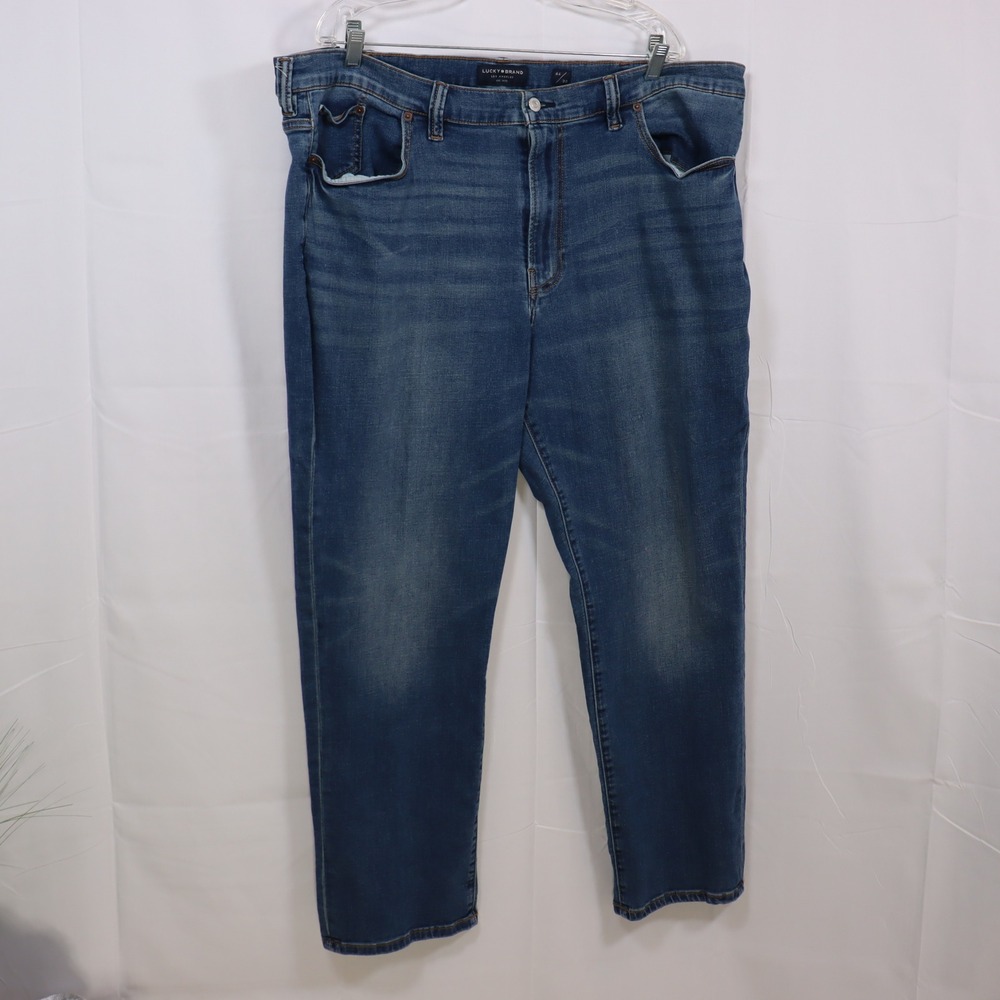 Lucky‎ Brand Jeans 44x30 Blue Men Straight Leg Denim Pant
